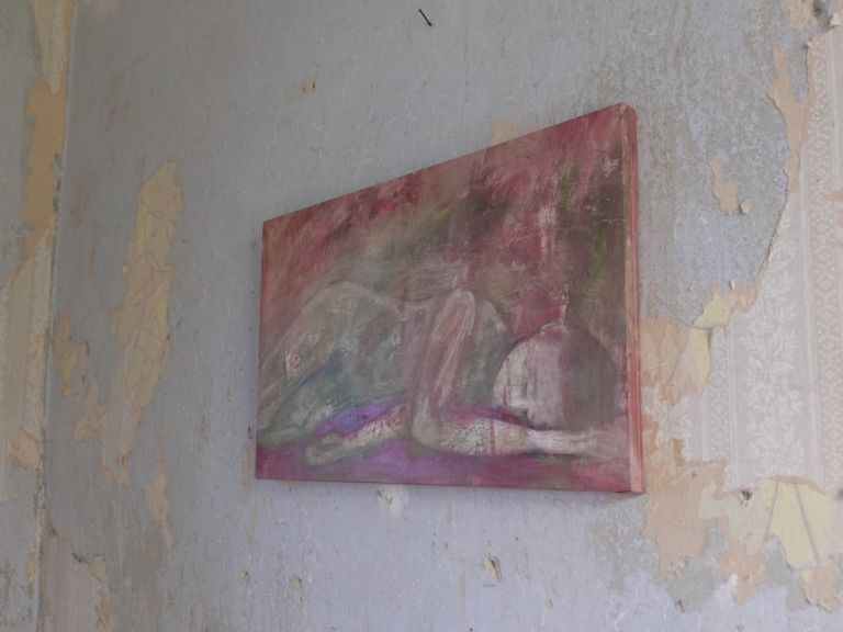 wenn das bild an der wand hängt