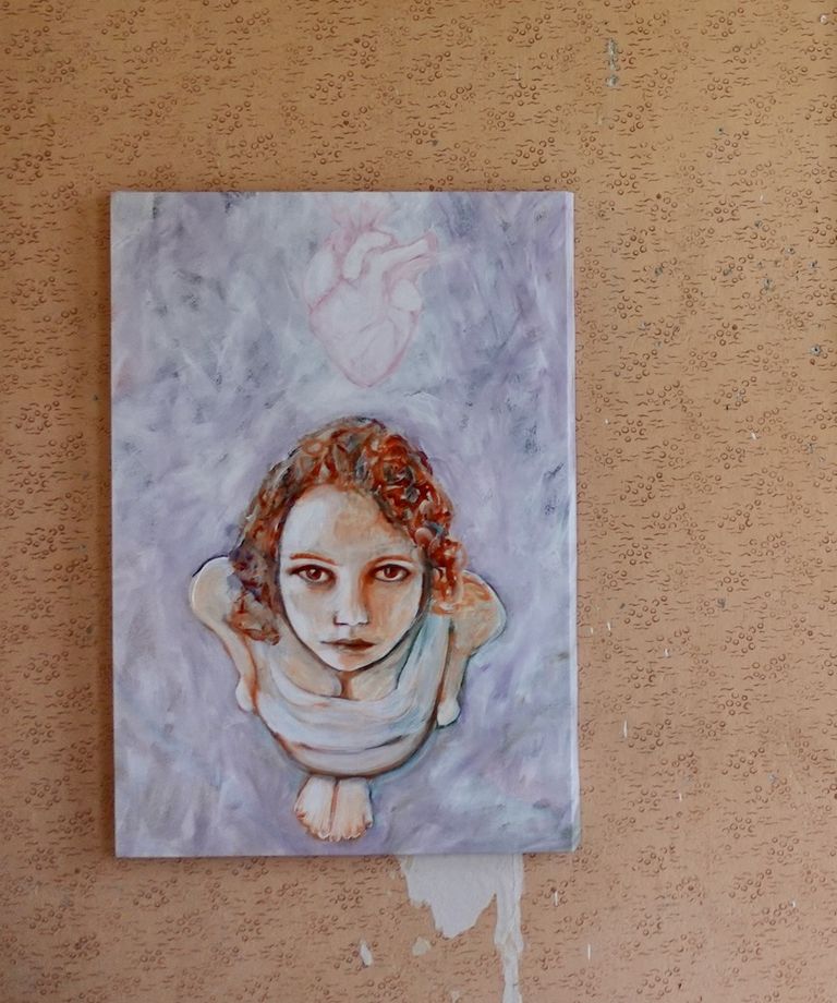 wenn das bild an der wand hängt